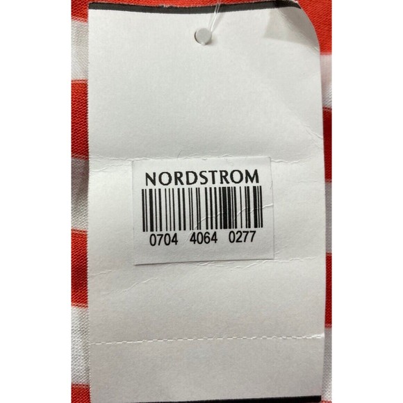 Ella Moss Orange & White Striped Swing Tank Top with Pockets Size Medium - Picture 6 of 10